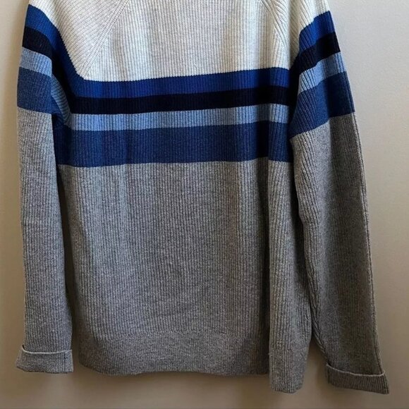GAP striped wool blend sweater Y2K preppy Size XL - Picture 5 of 6